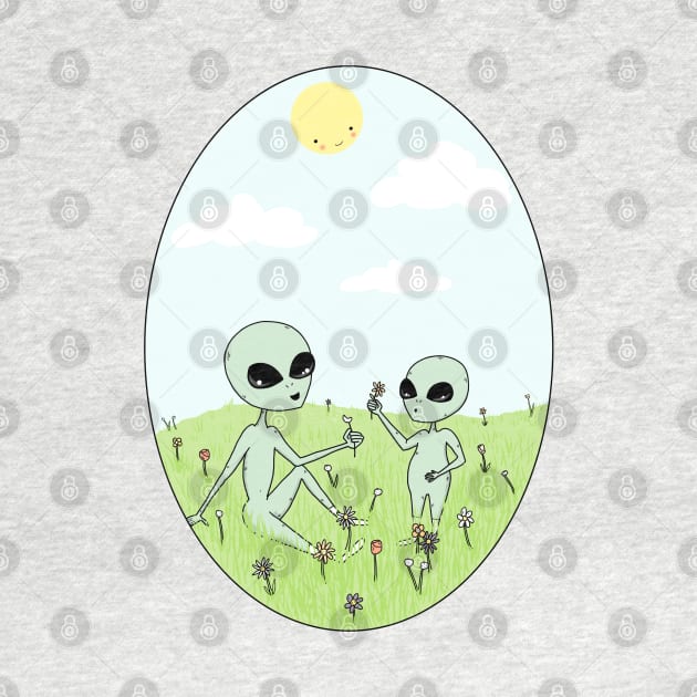 Spring Aliens by Little Spooky Studio